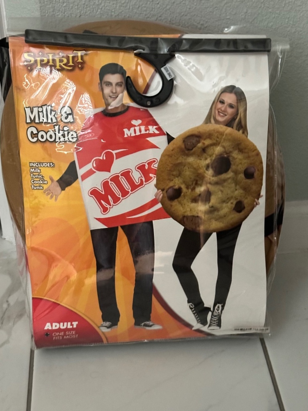 Couples Milk and Cookies Costume set